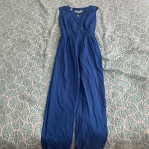 Blue Business Casual Jumpsuit